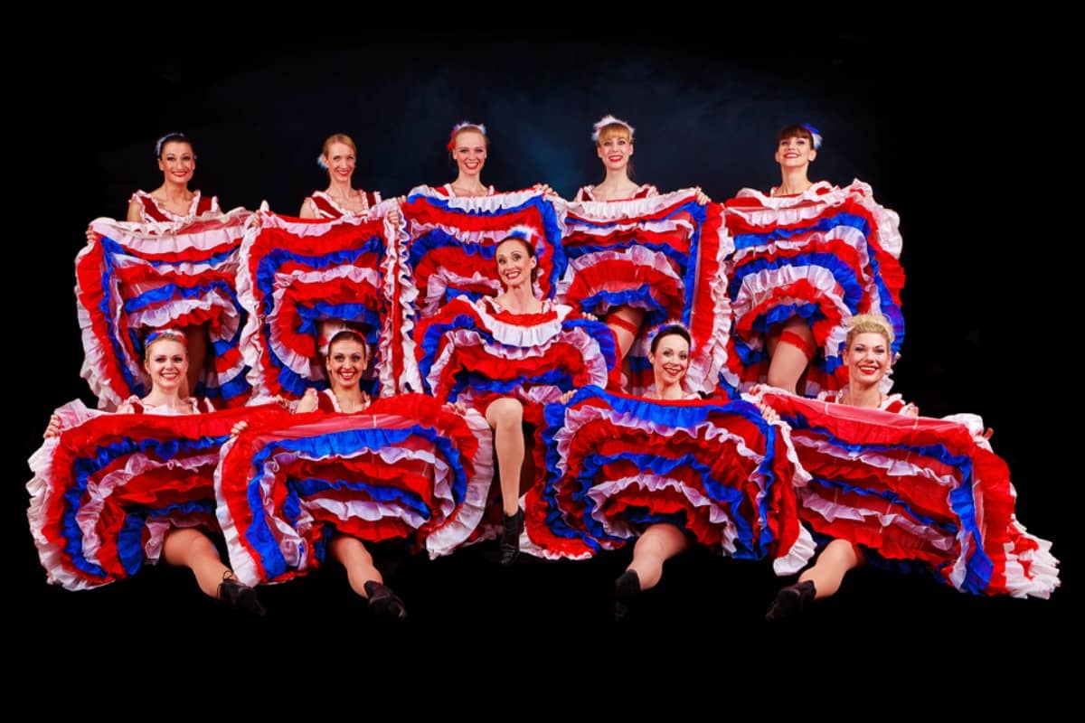 Professionelles CanCan Ballett für TV-Show buchen mit individueller Besetzung